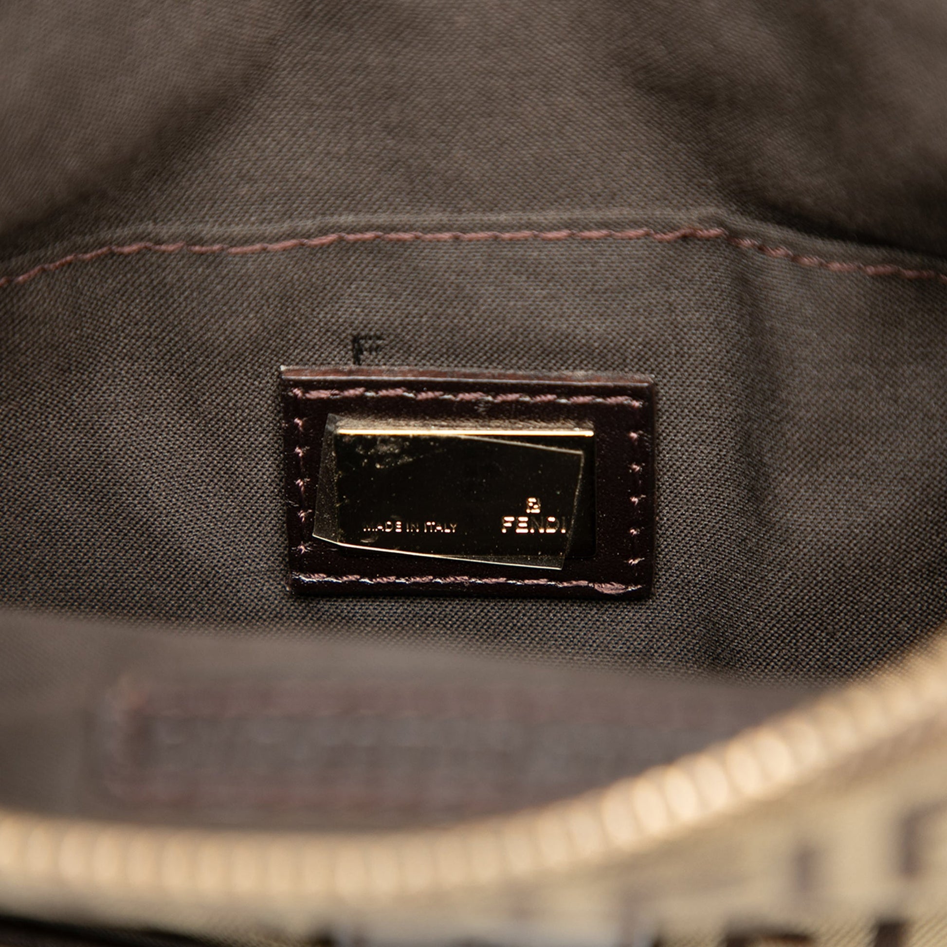 Fendi Zucchino Canvas Forever Crossbody