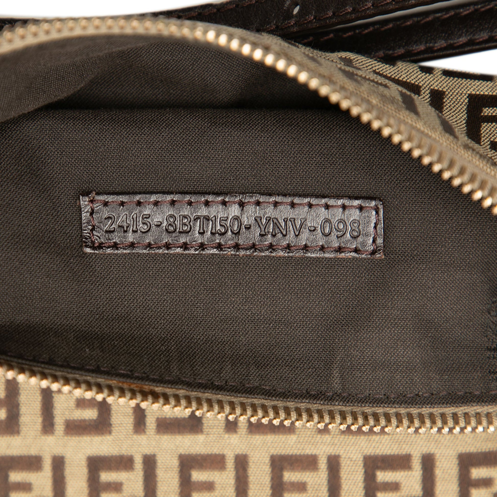 Fendi Zucchino Canvas Forever Crossbody