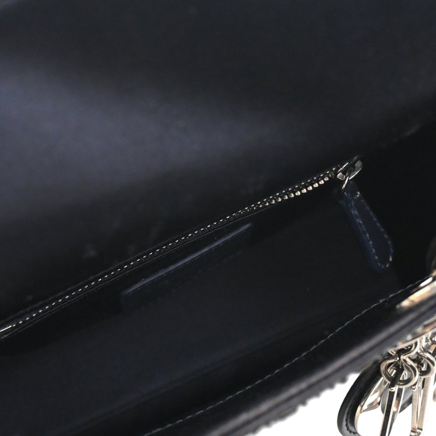 Dior Mini Satin Cannage Strass Crystal Embellished Lady Dior