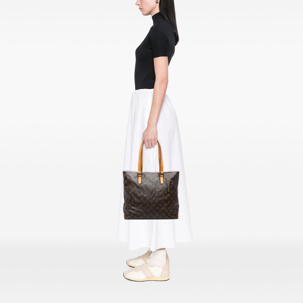 Louis Vuitton Monogram Cabas Mezzo — Brown