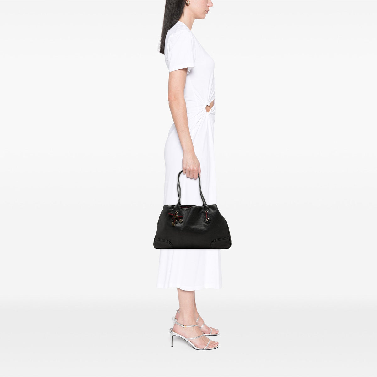 Gucci Calfskin Web Princy Tote