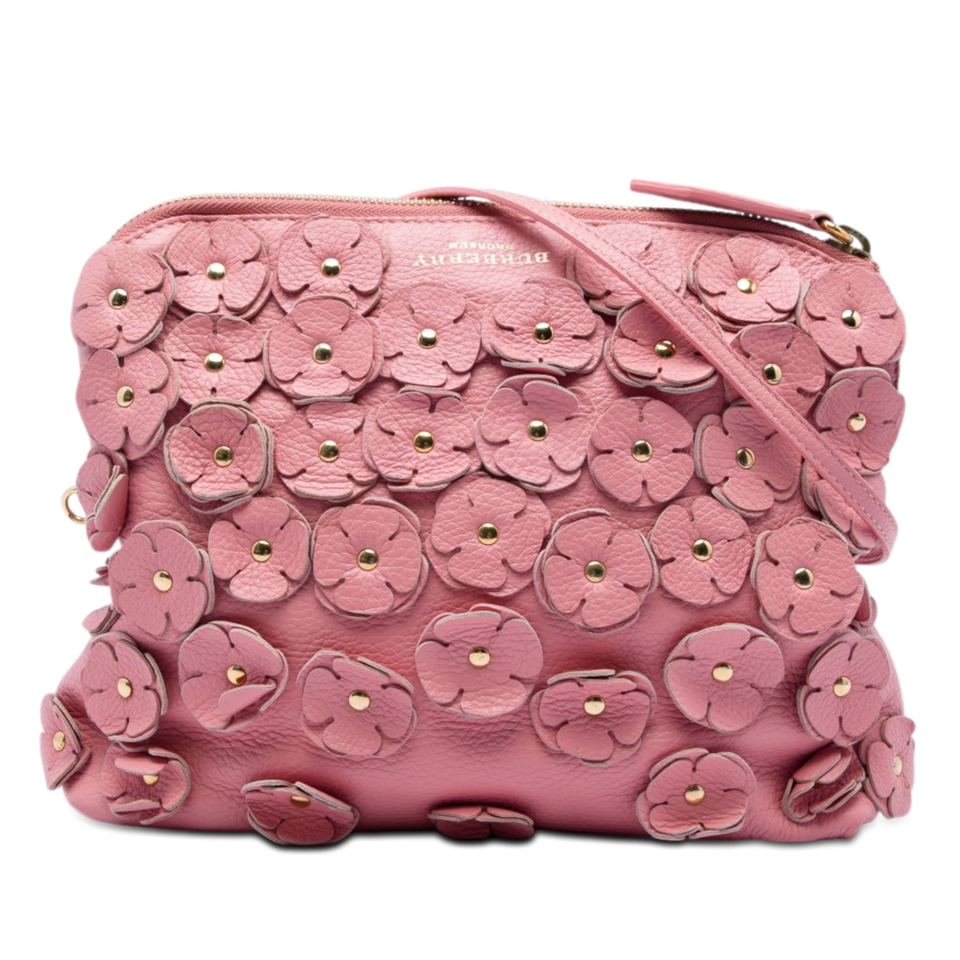 Burberry Prorsum Leather The Petal Fold Over Crossbody