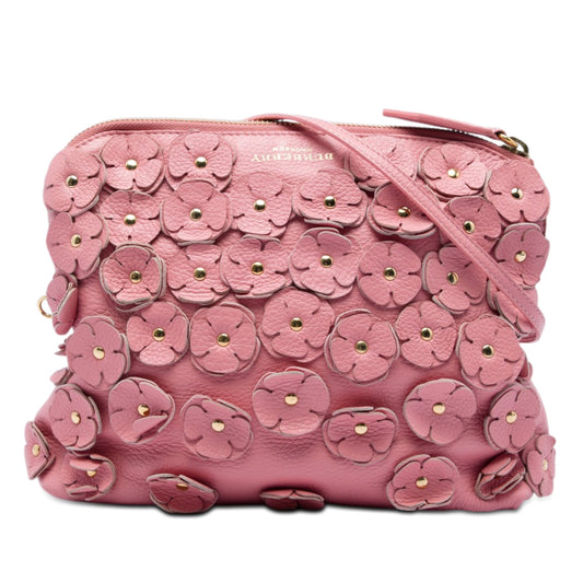 Burberry Prorsum Leather The Petal Fold Over Crossbody