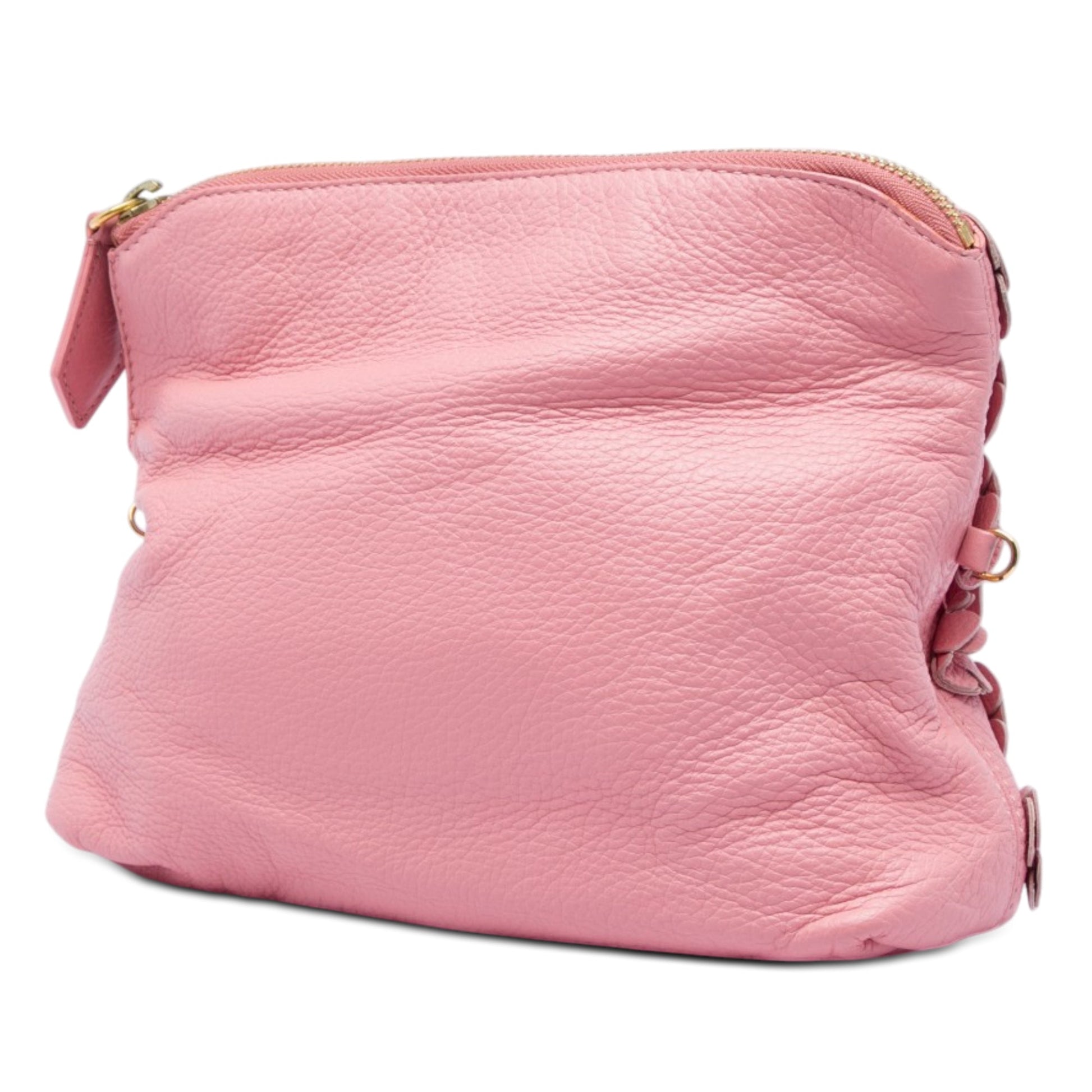 Burberry Prorsum Leather The Petal Fold Over Crossbody