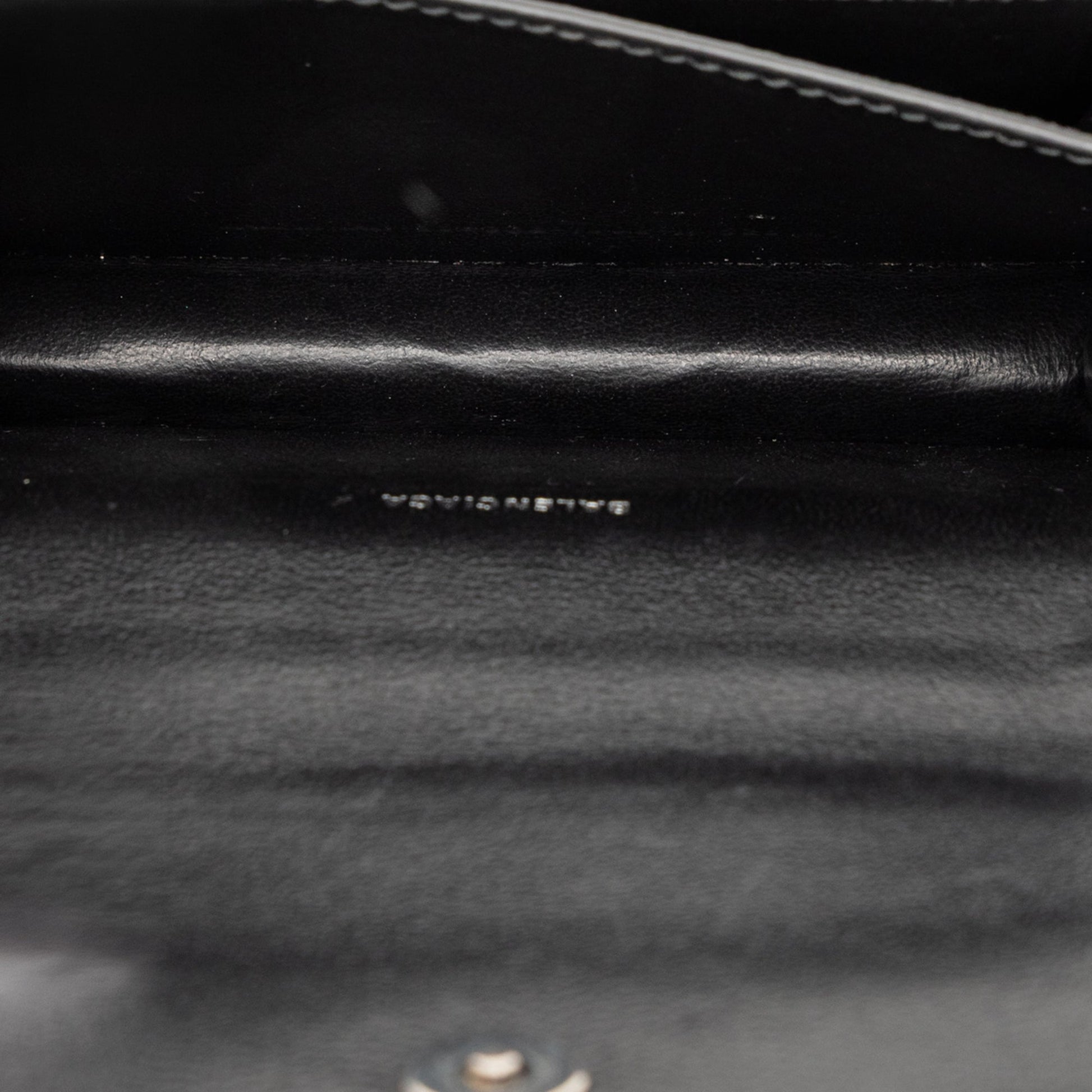 Balenciaga Croc Embossed Leather Sharp Belt Bag XS