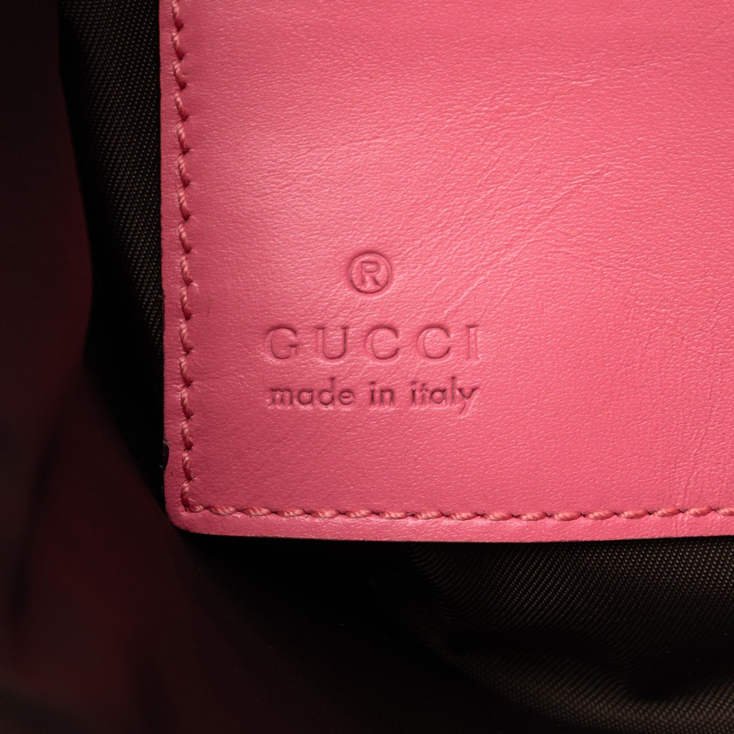 Gucci Guccissima Chain Pochette