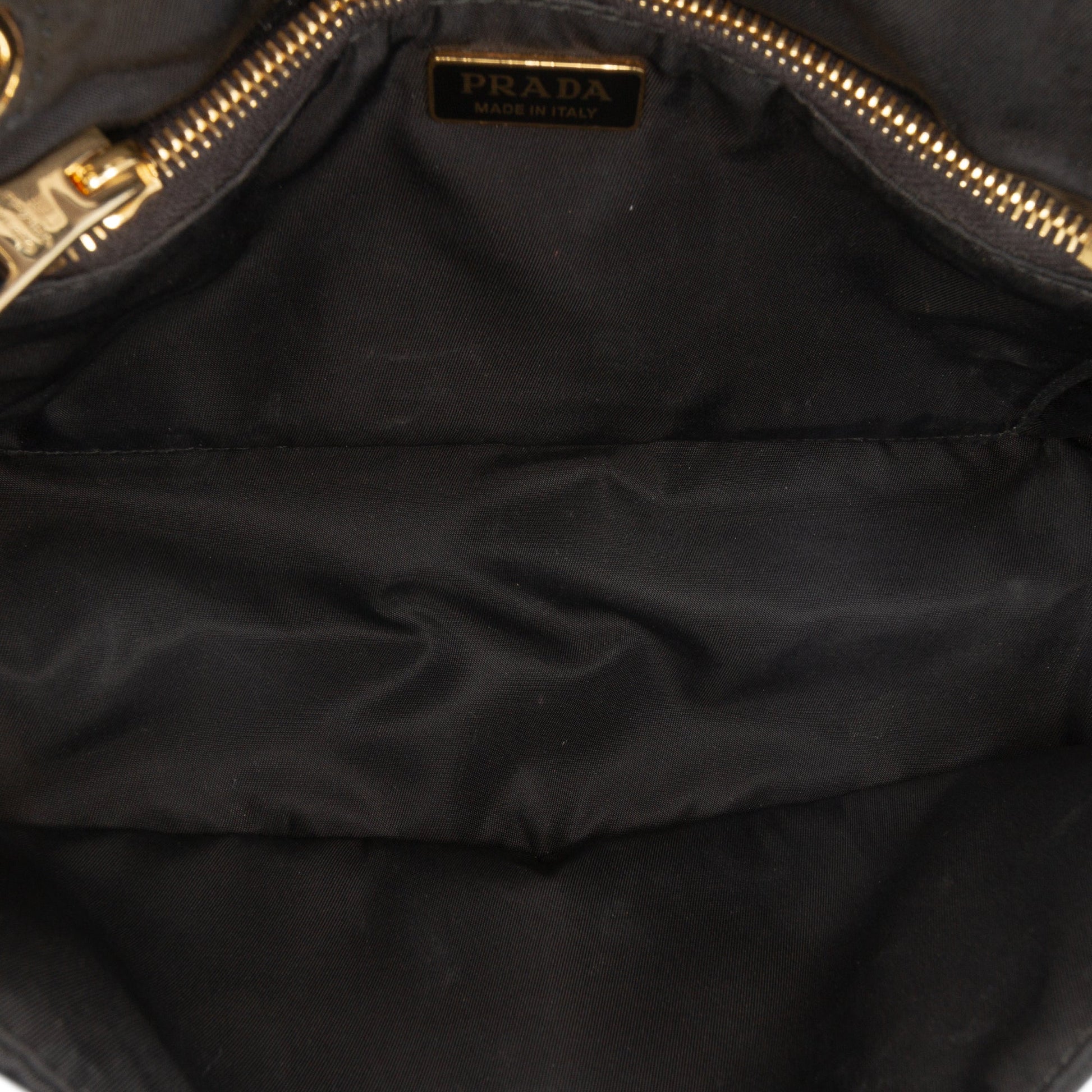 Prada Tessuto Chain Flap Crossbody