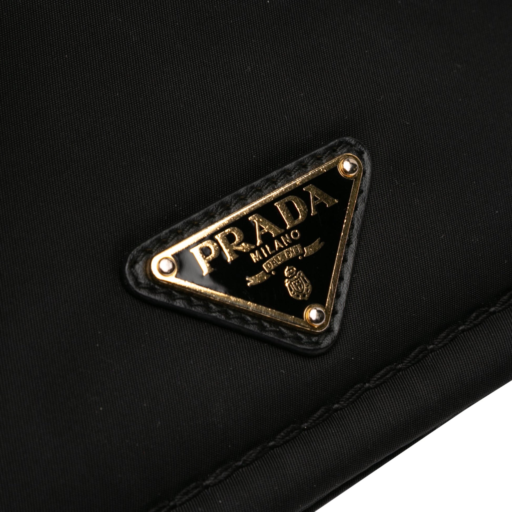 Prada Tessuto Chain Flap Crossbody