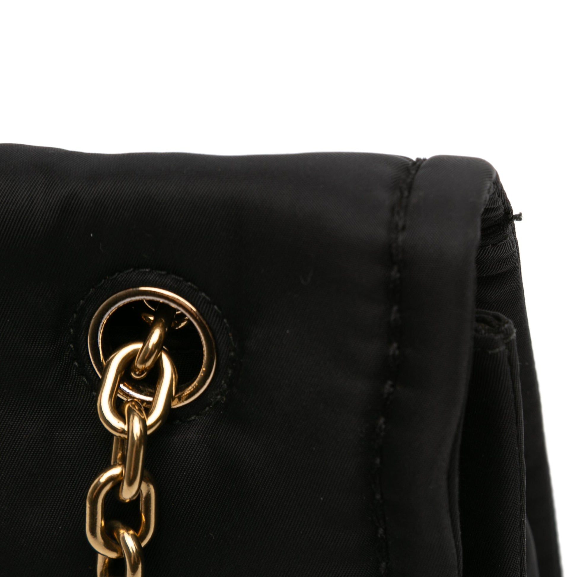 Prada Tessuto Chain Flap Crossbody