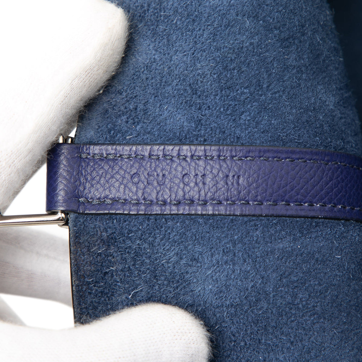 Hermès Epsom Tressage Picotin Lock 22 — Red