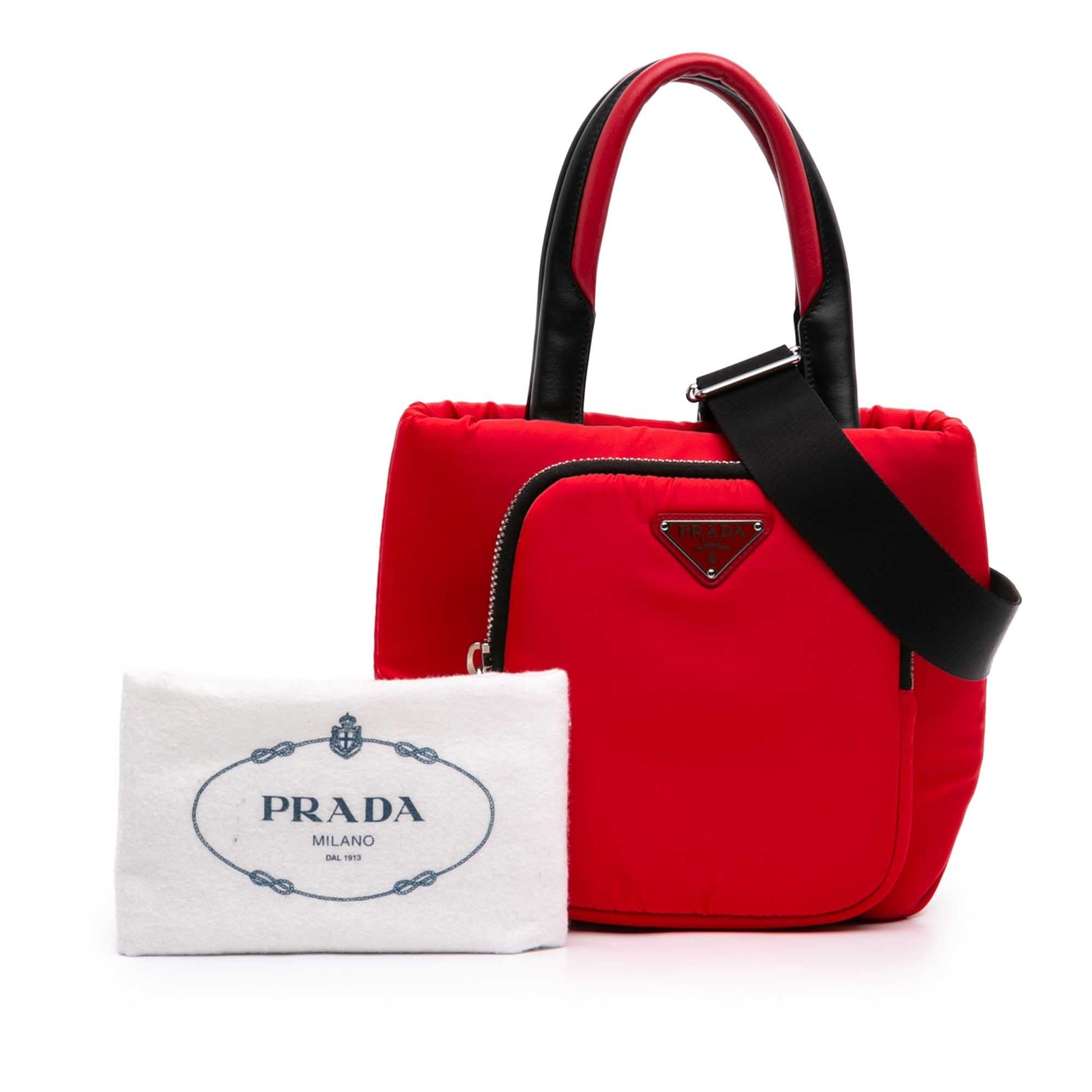 Prada Small Tessuto Pocket Cargo Tote