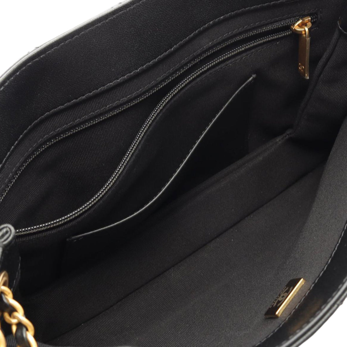 Chanel Quilted Lambskin Giant CC Flap — Black
