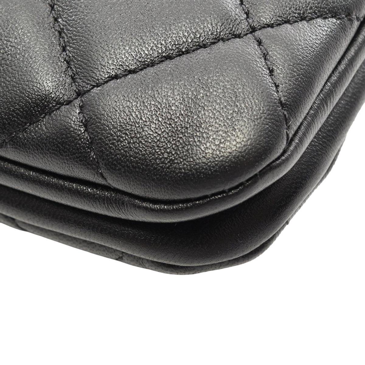 Chanel Quilted Lambskin Giant CC Flap — Black