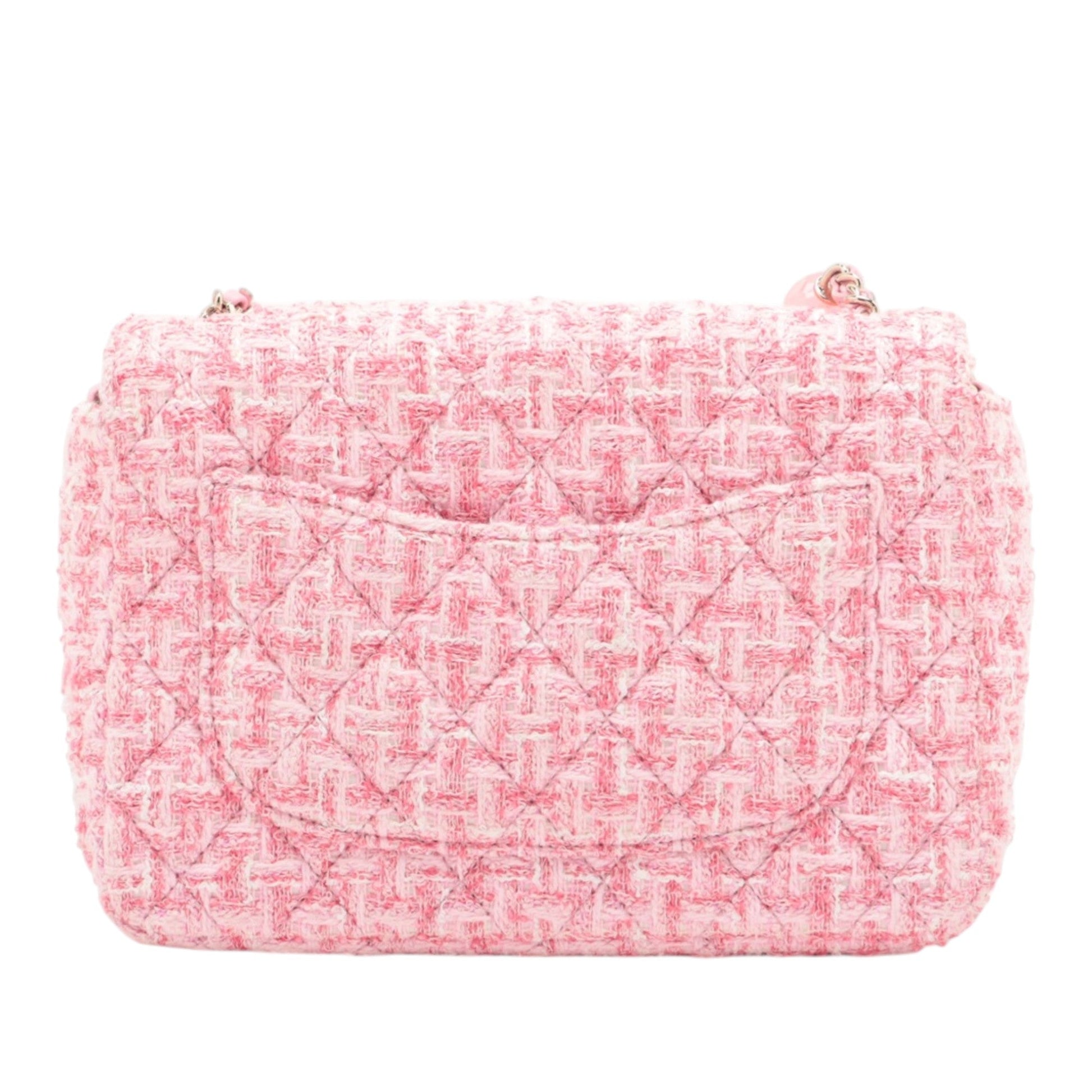 Chanel Mini Rectangular Classic Tweed Single Flap