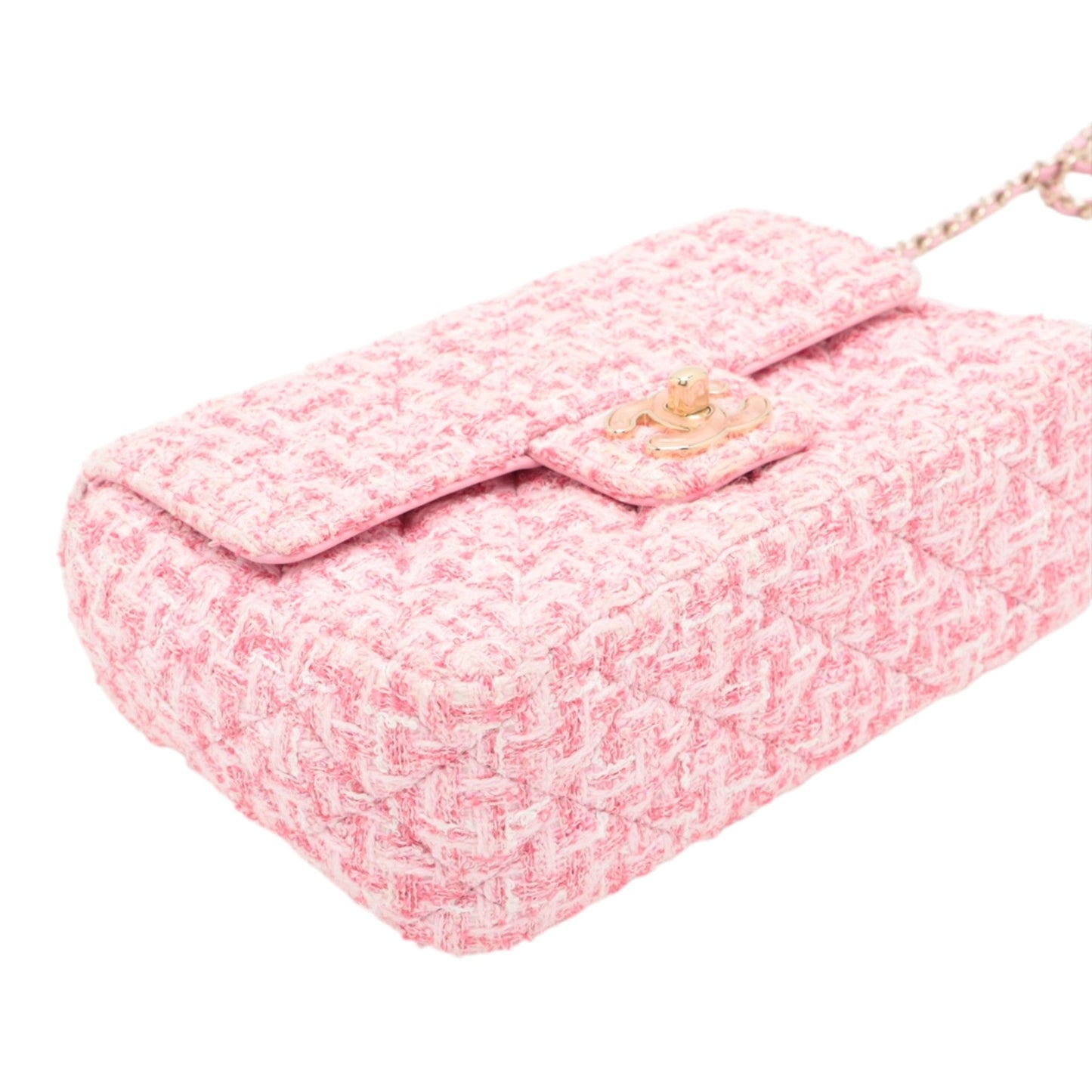 Chanel Mini Rectangular Classic Tweed Single Flap