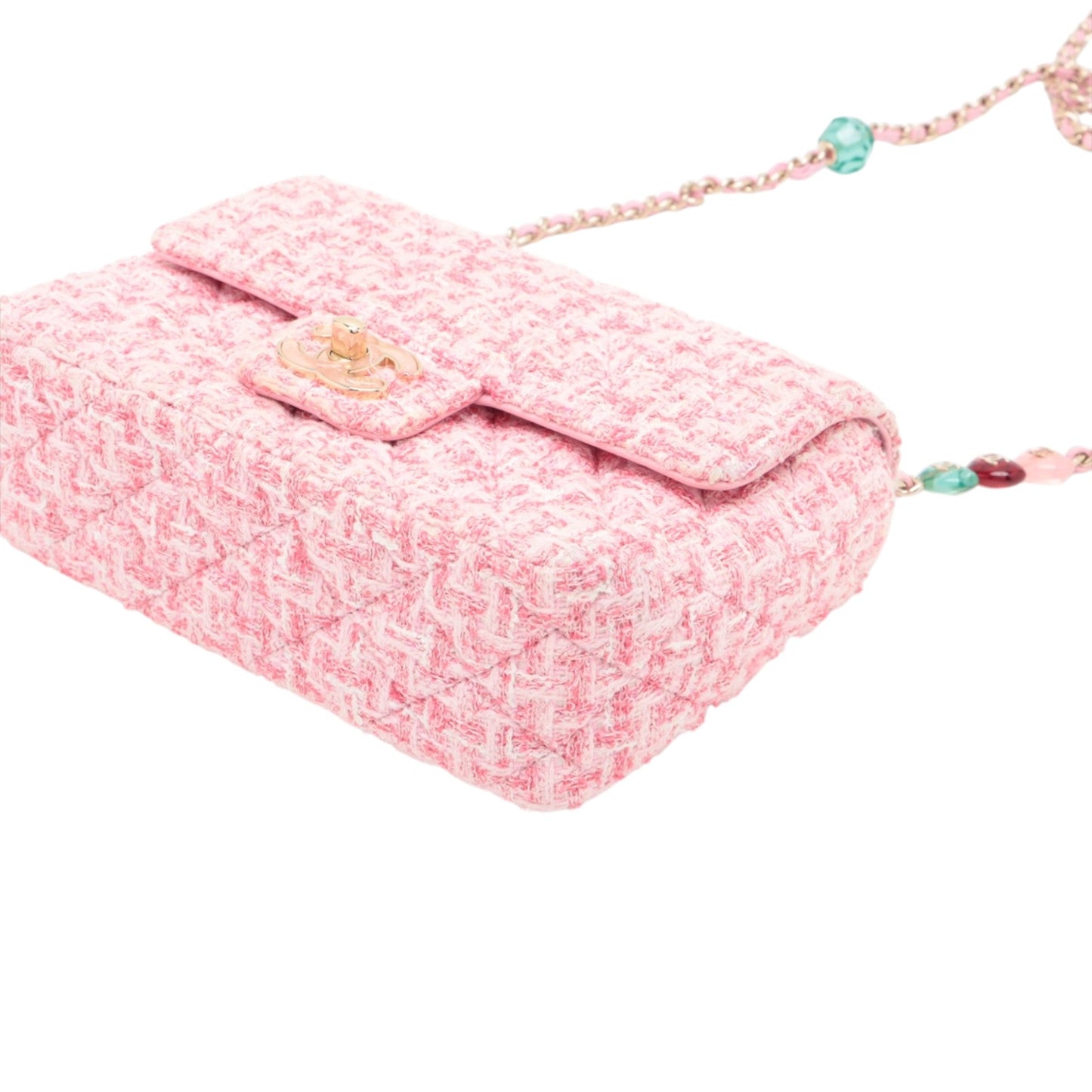 Chanel Mini Rectangular Classic Tweed Single Flap