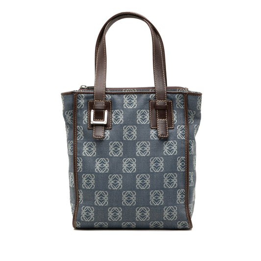 LOEWE Anagram Denim Tote