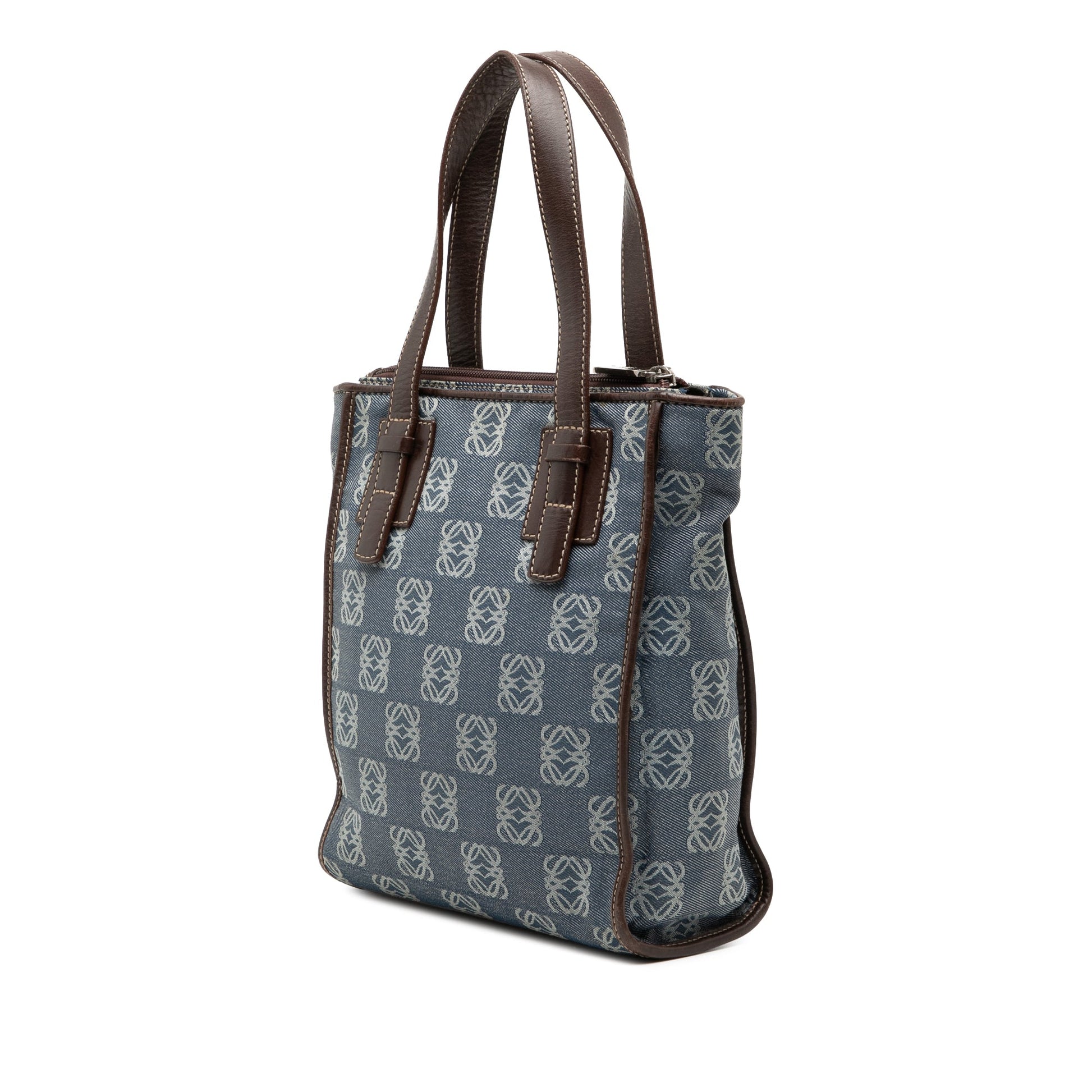 LOEWE Anagram Denim Tote
