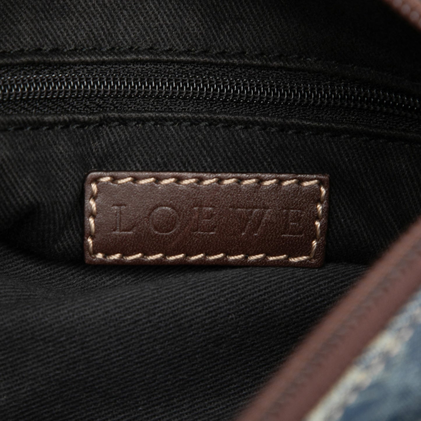 LOEWE Anagram Denim Tote