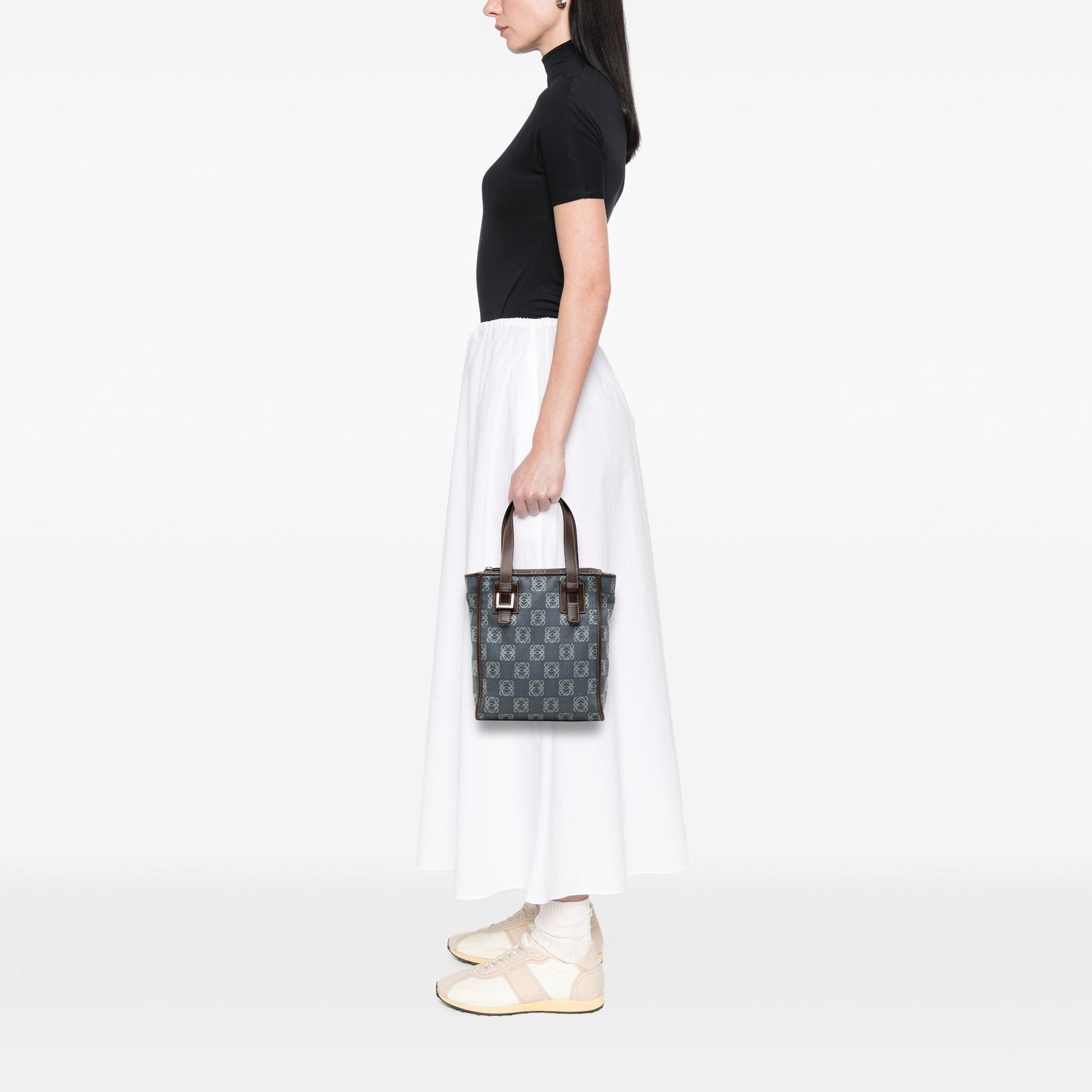 LOEWE Anagram Denim Tote