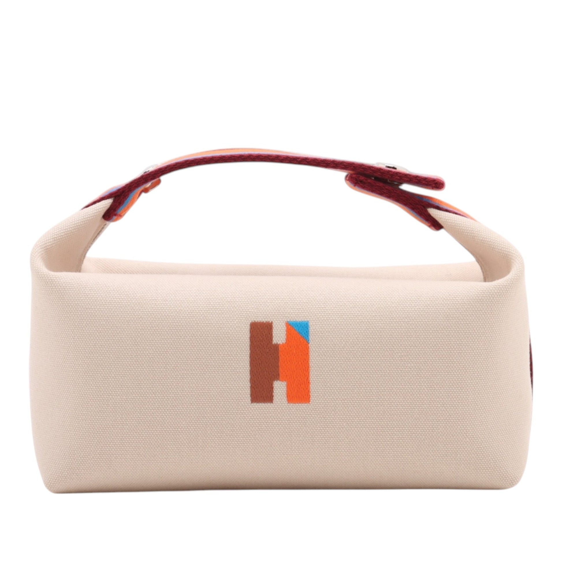 Hermès Small Toile Bride A Brac H Pavillon Case