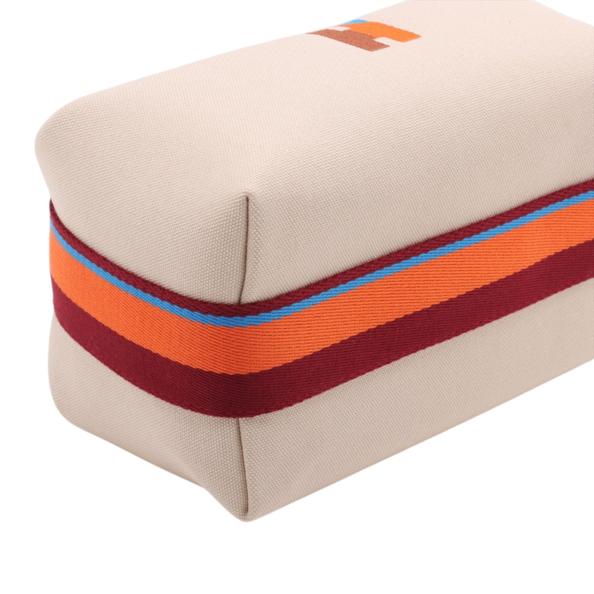 Hermès Small Toile Bride A Brac H Pavillon Case