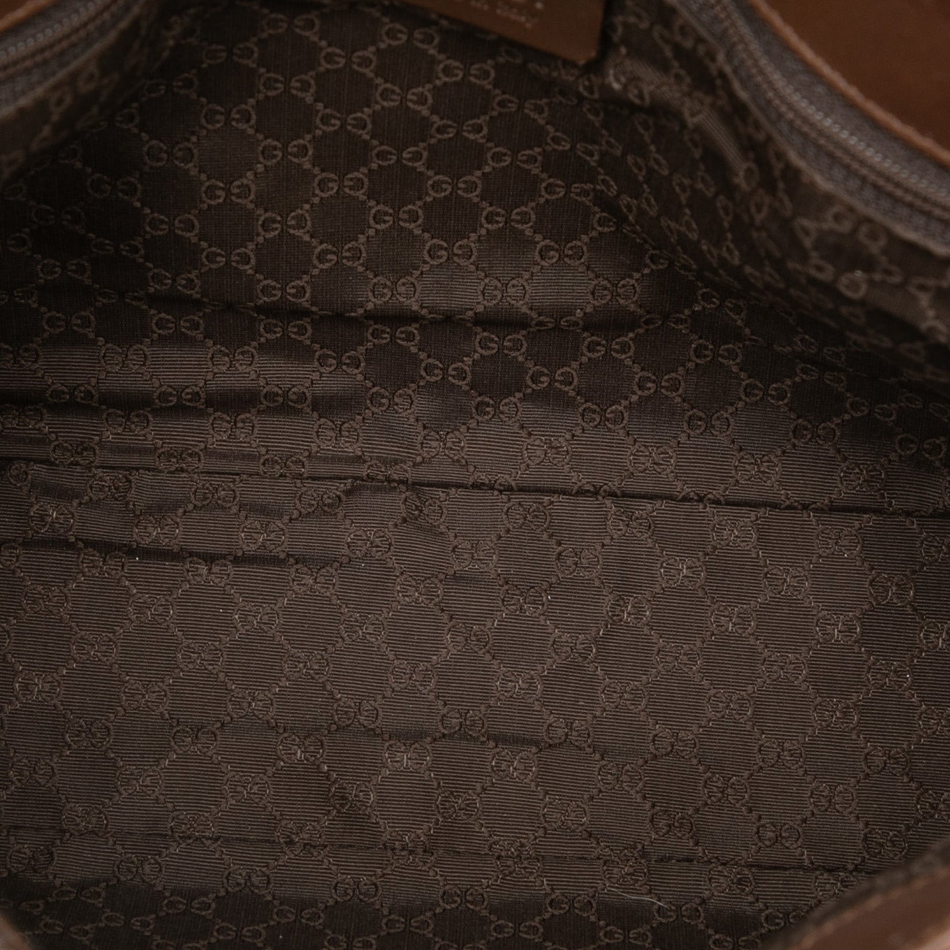 Leather Web Handbag
