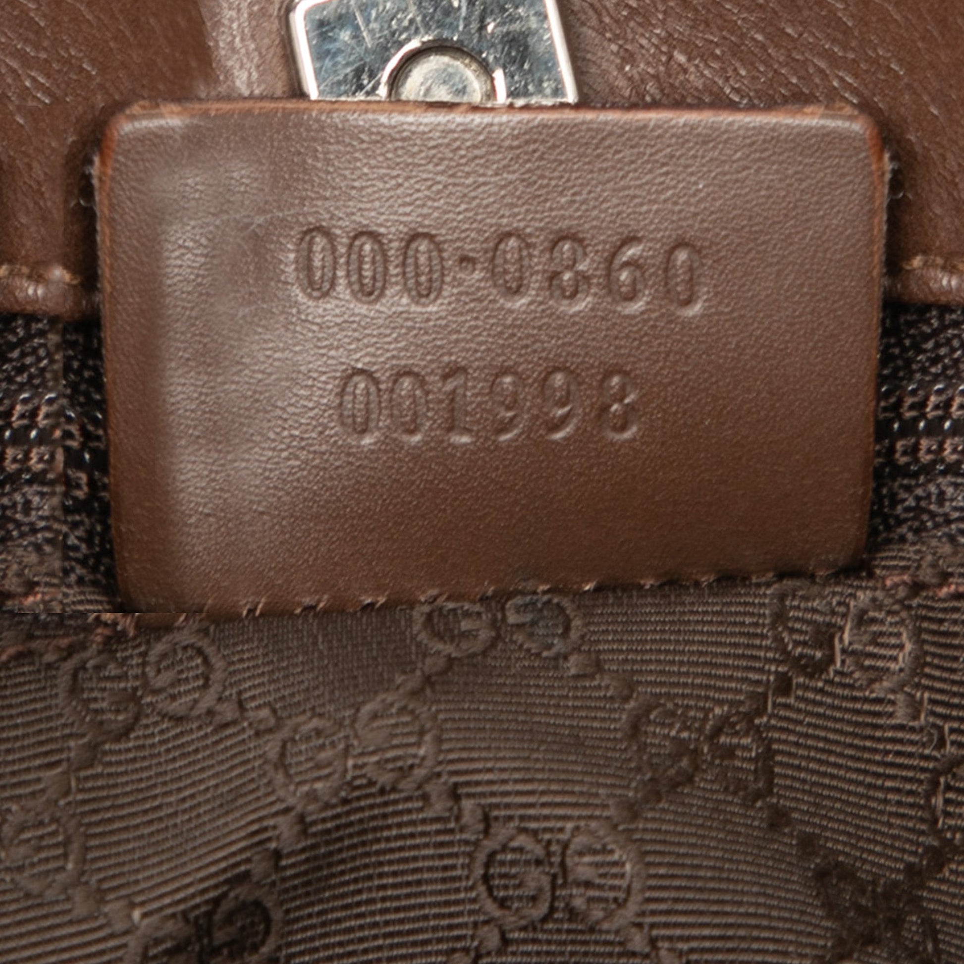 Leather Web Handbag