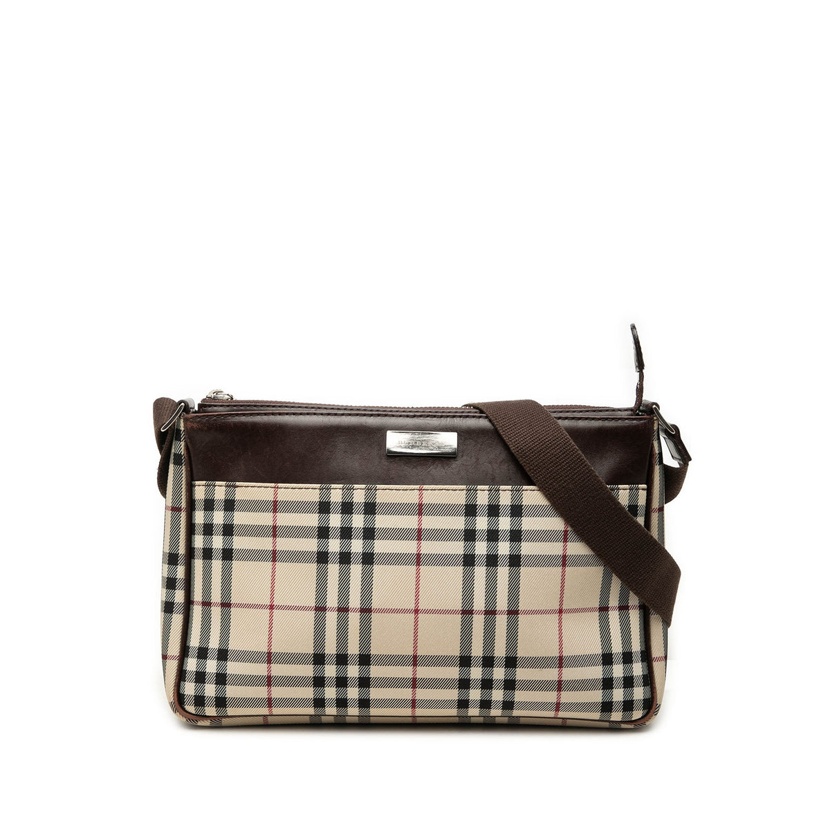 Burberry House Check Canvas Crossbody