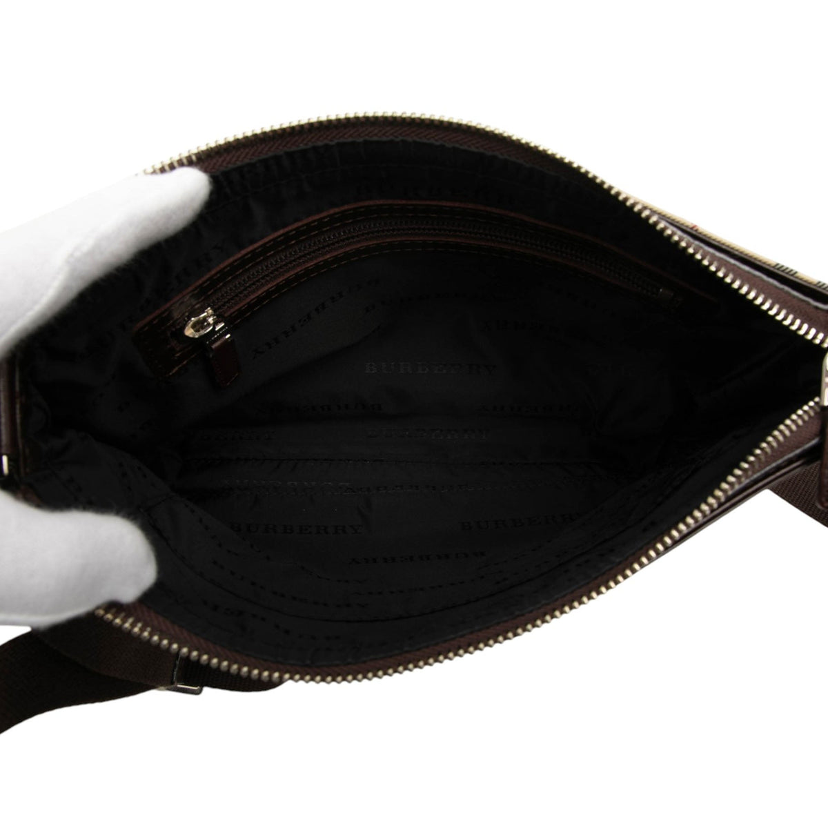 Burberry House Check Canvas Crossbody