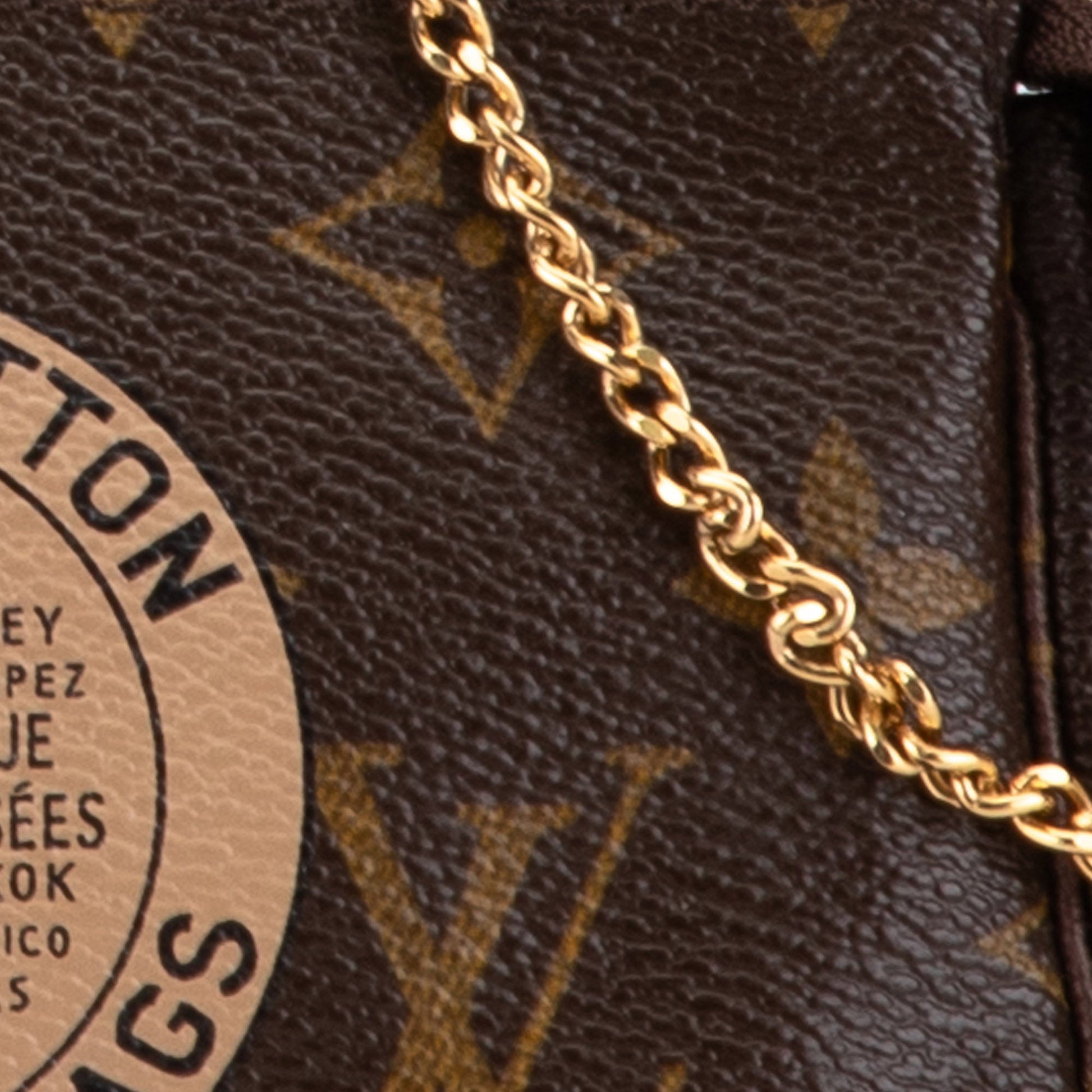 Louis Vuitton Monogram Trunks and Bags Mini Pochette Accessoires