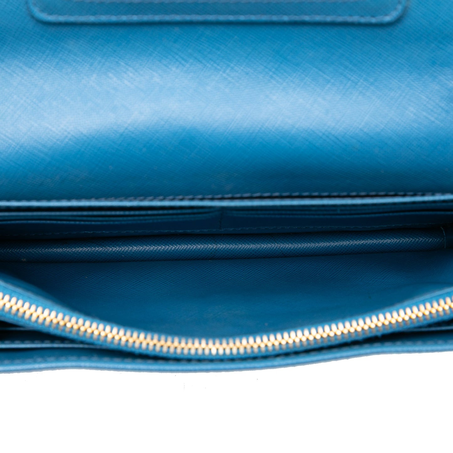 Prada Saffiano Wallet on Strap