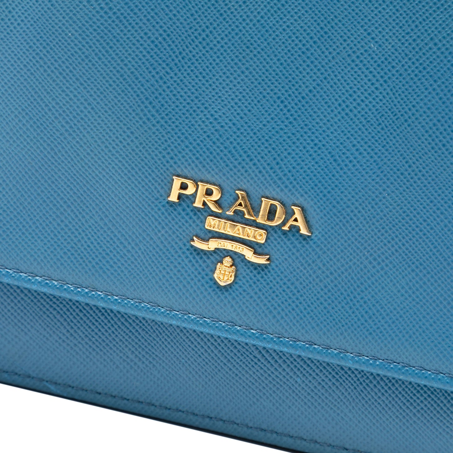 Prada Saffiano Wallet on Strap