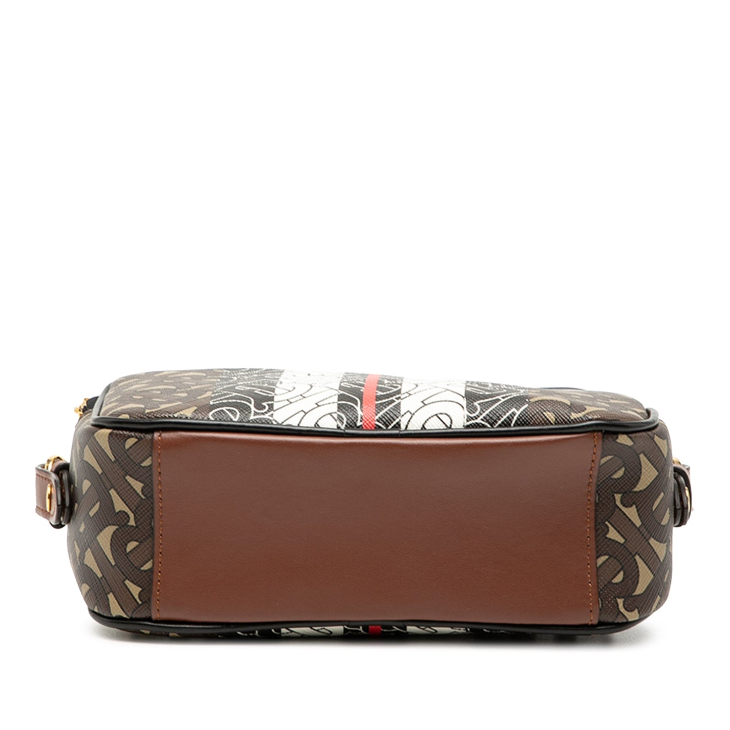 Burberry TB Monogram E-Canvas Stripe Camera Bag