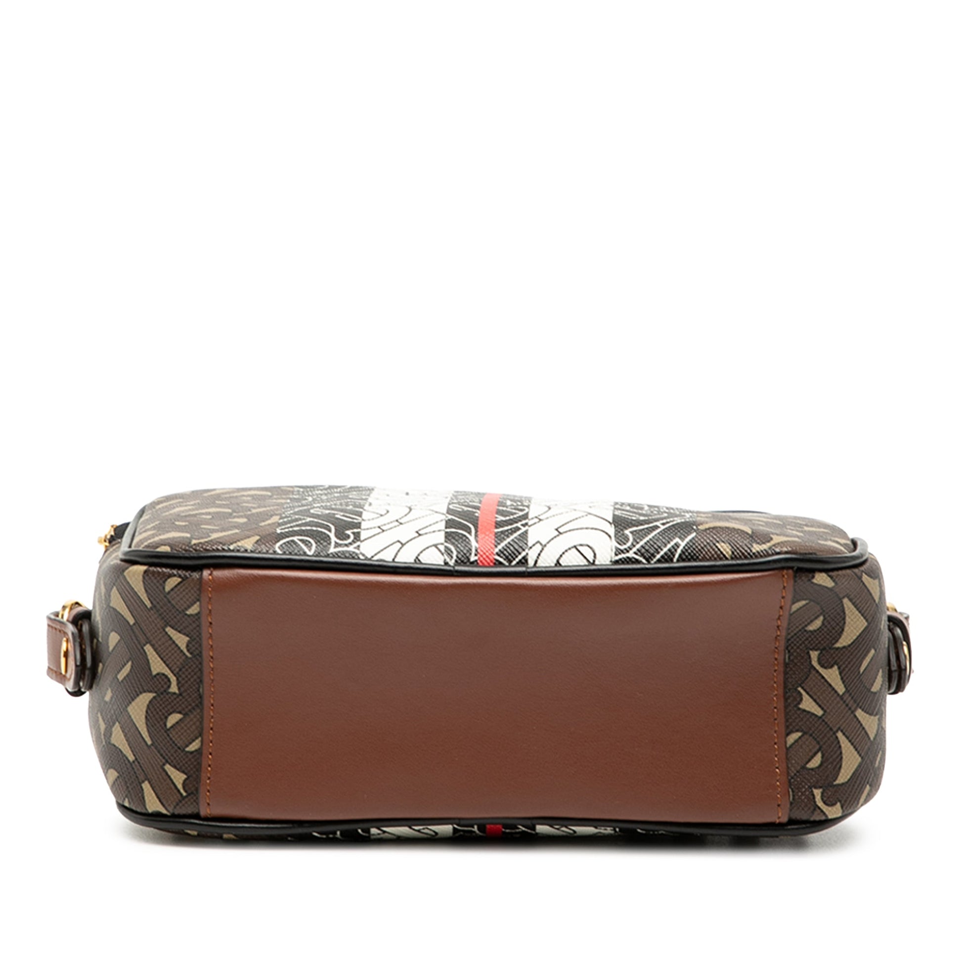 Burberry TB Monogram E-Canvas Stripe Camera Bag