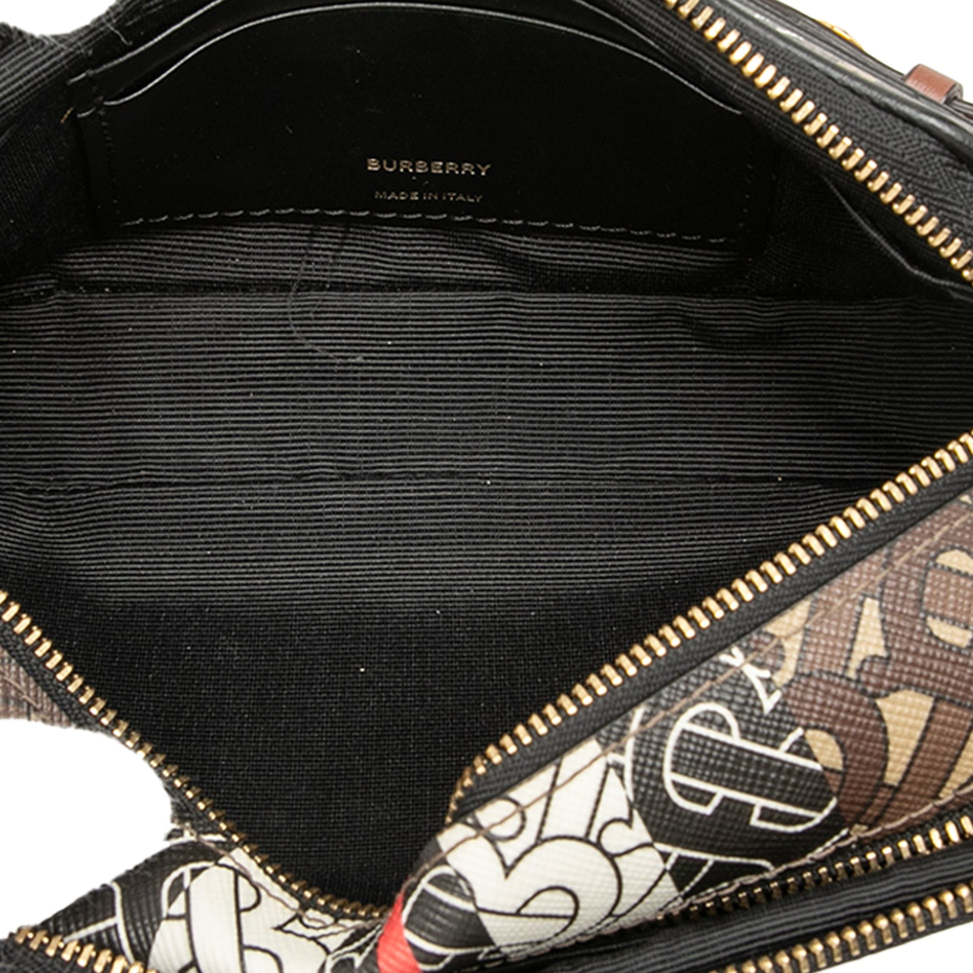 Burberry TB Monogram E-Canvas Stripe Camera Bag