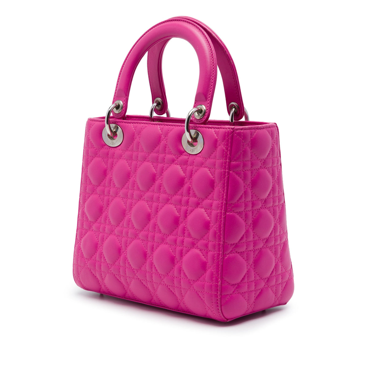 Dior Medium Lambskin Cannage Lady Dior