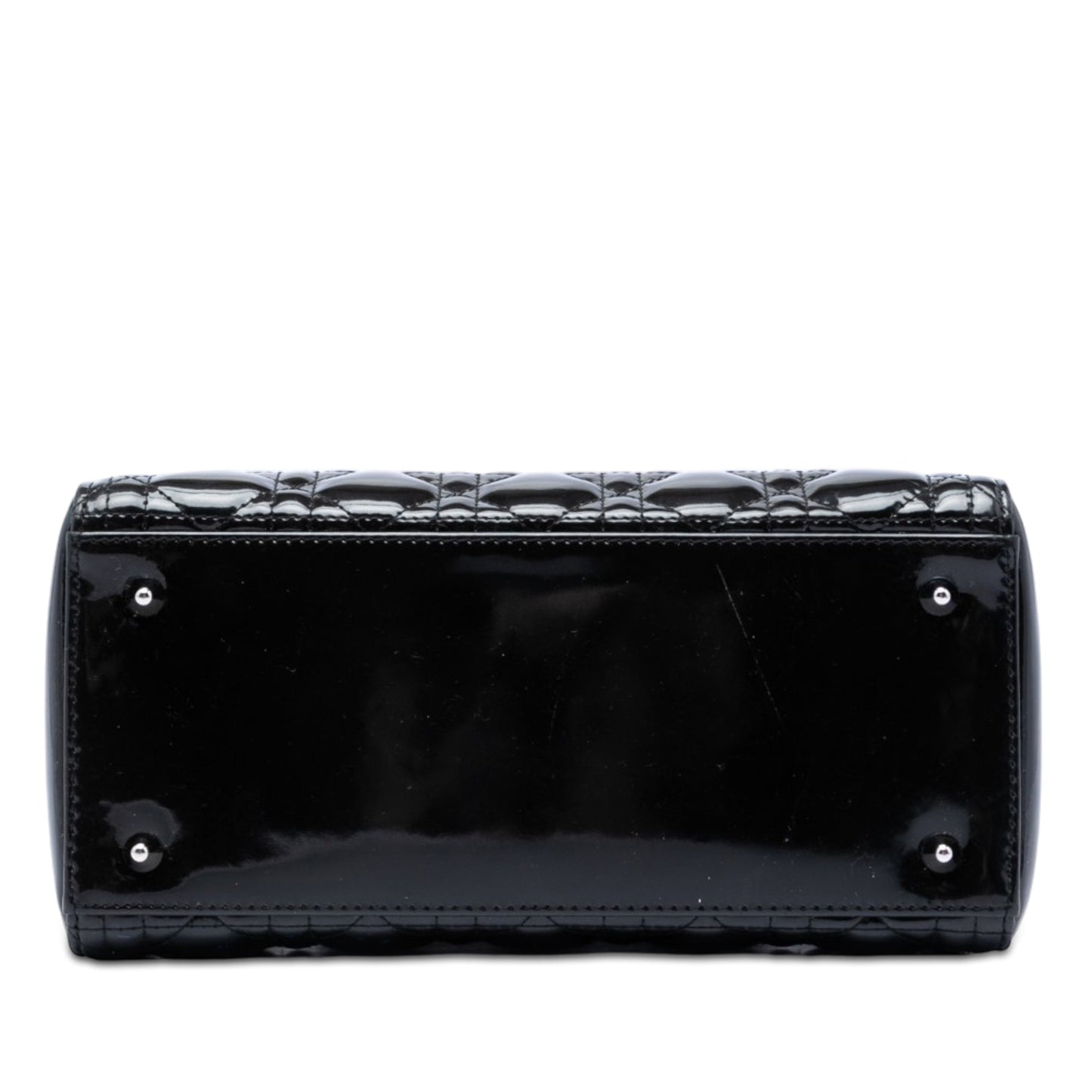 Dior Medium Patent Cannage Lady Dior