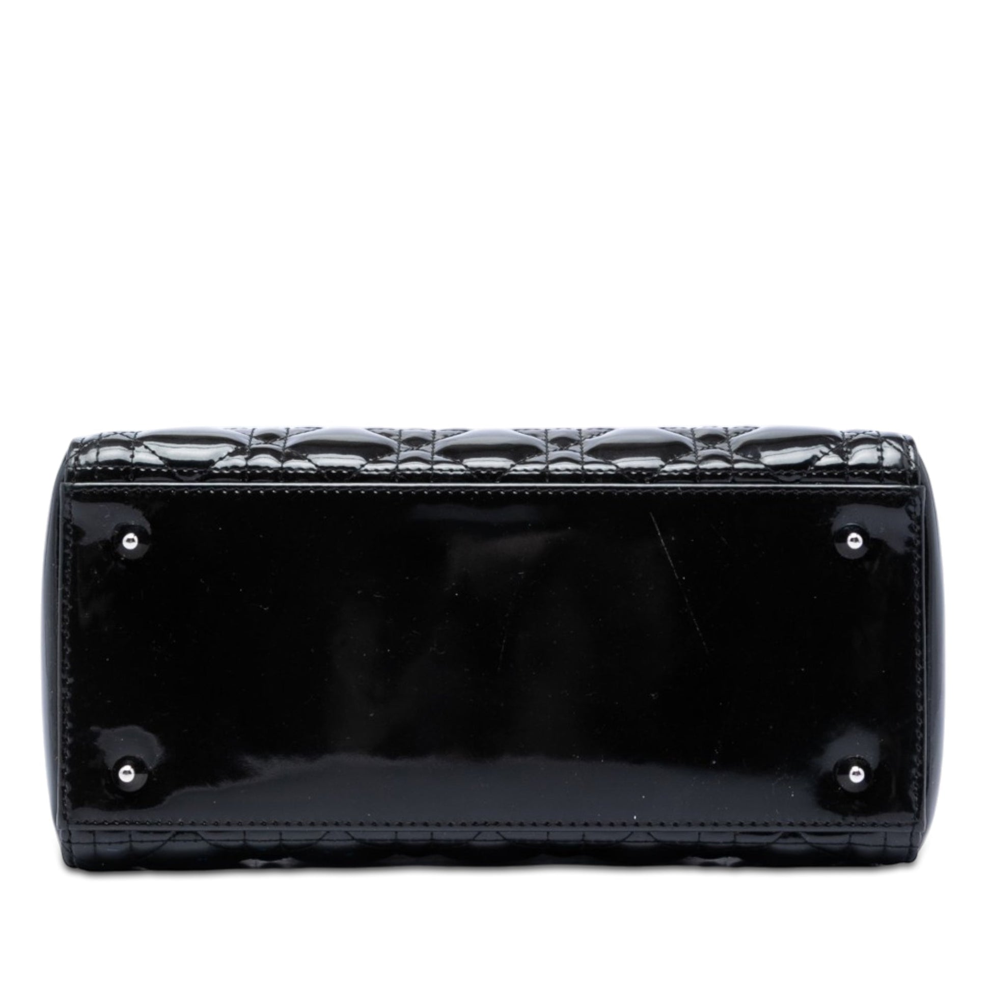 Dior Medium Patent Cannage Lady Dior