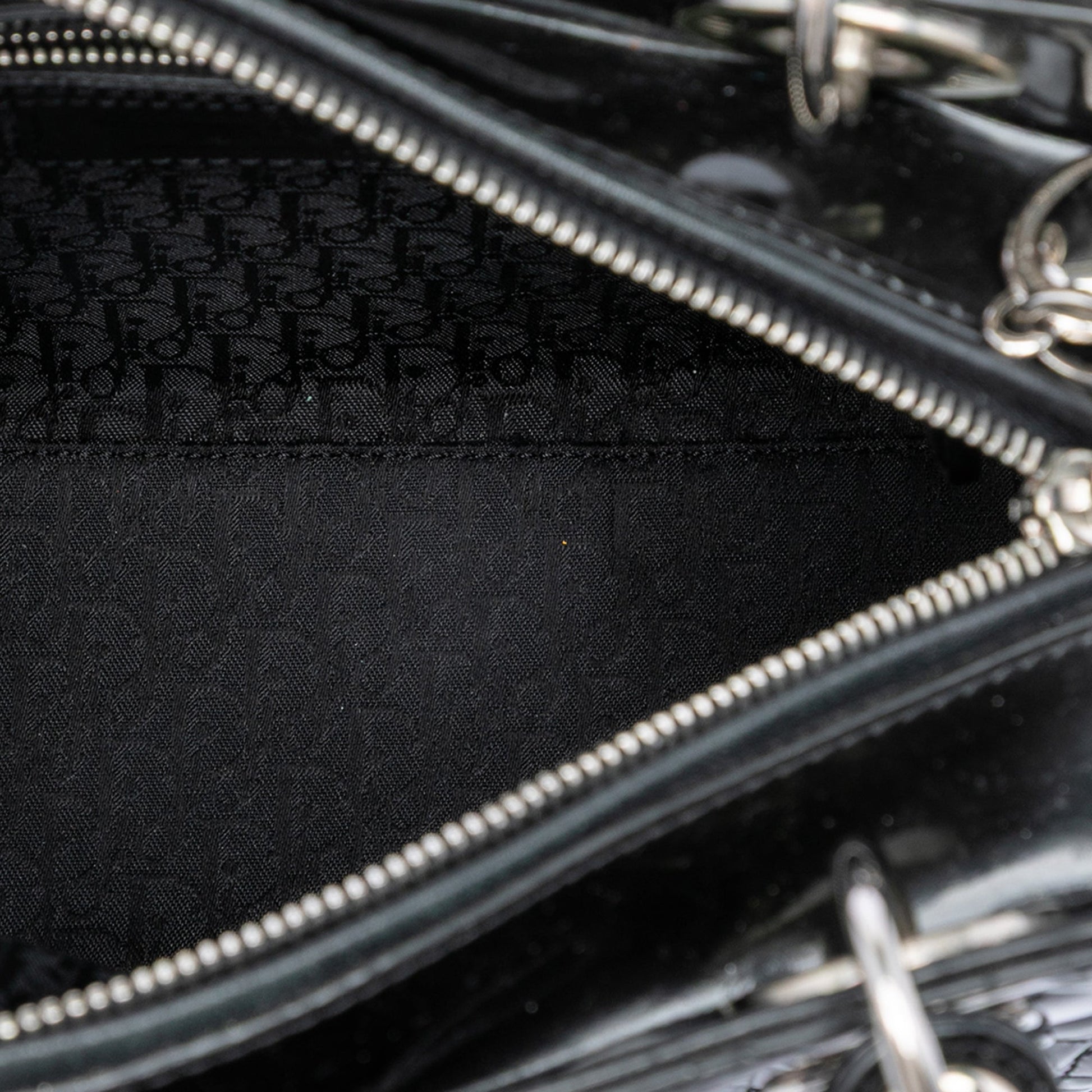 Dior Medium Patent Cannage Lady Dior