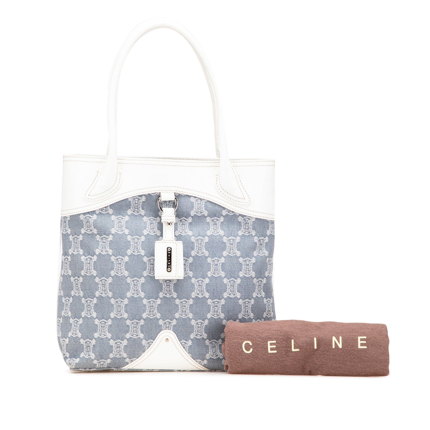 Celine Macadam Denim Tote