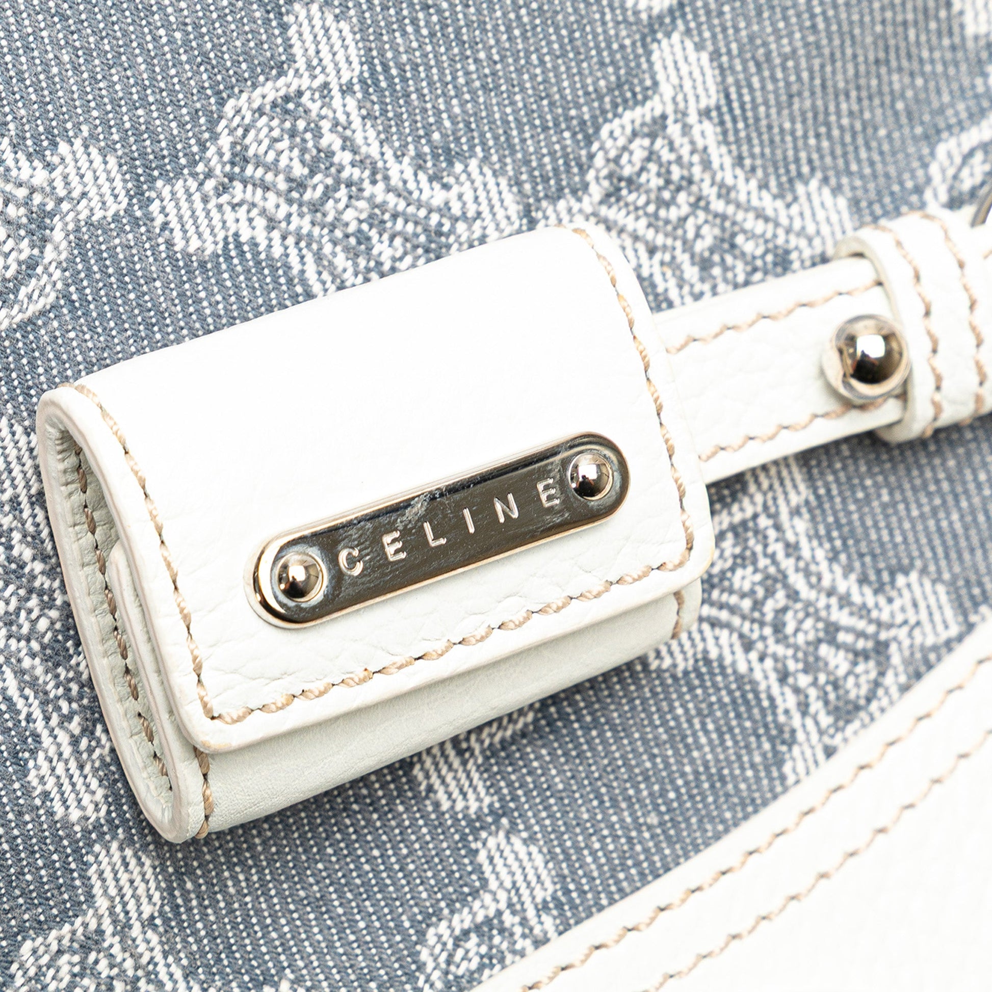 Celine Macadam Denim Tote