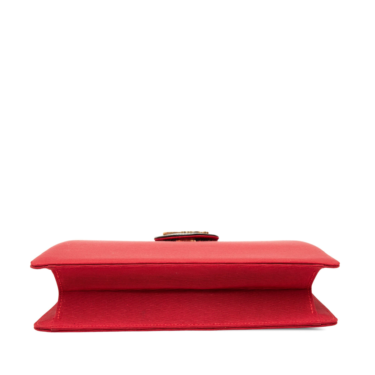 Dior Canvas Crystal Embellished Logo Crossbody — Red