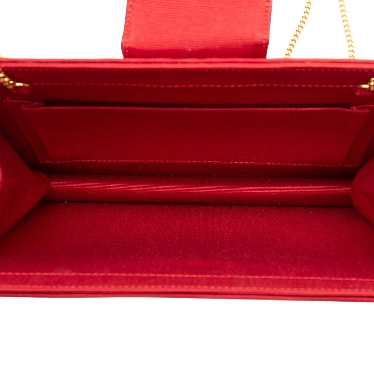 Dior Canvas Crystal Embellished Logo Crossbody — Red