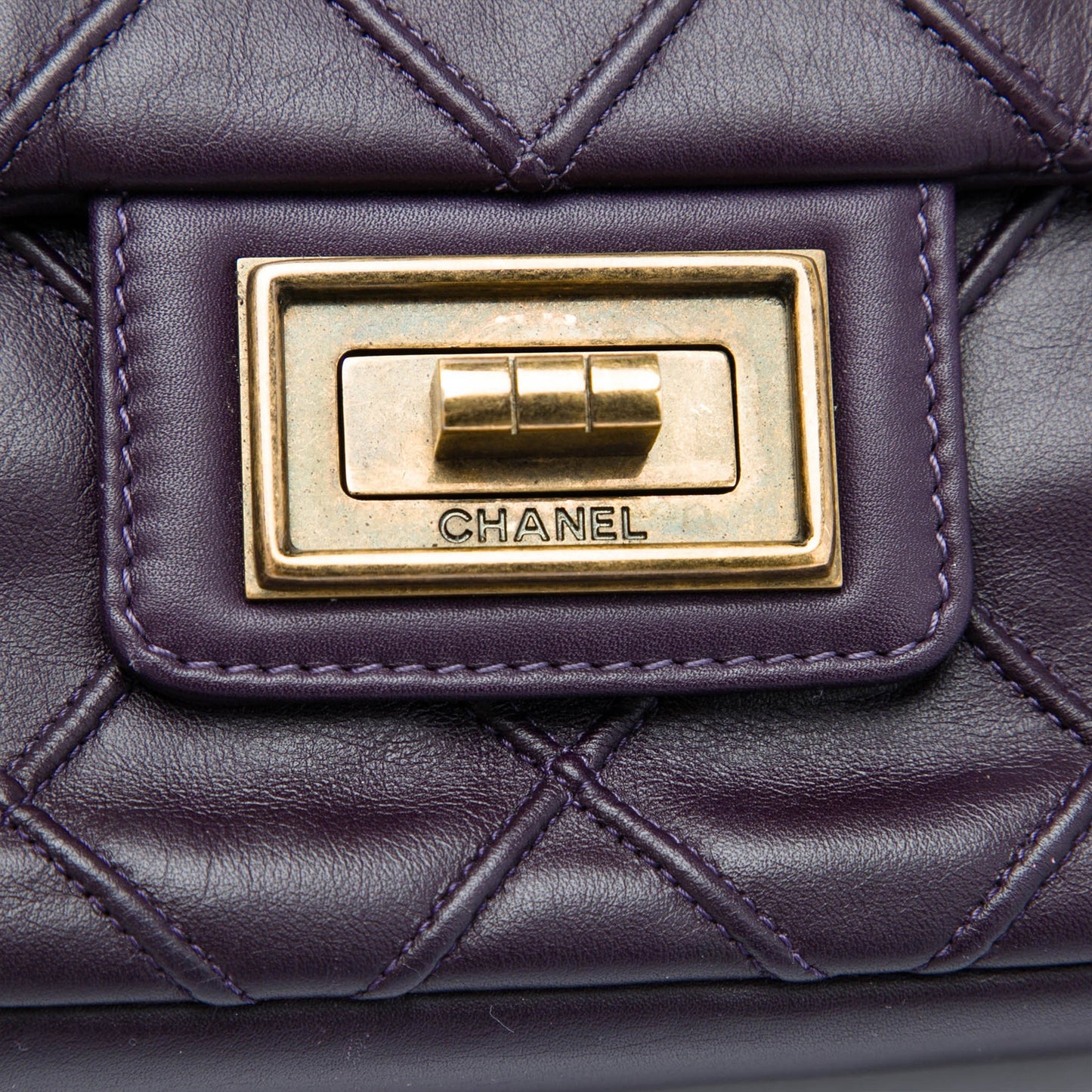 Chanel Small Diamond Debossed Calfskin Reissue 2.55 Cosmos Flap