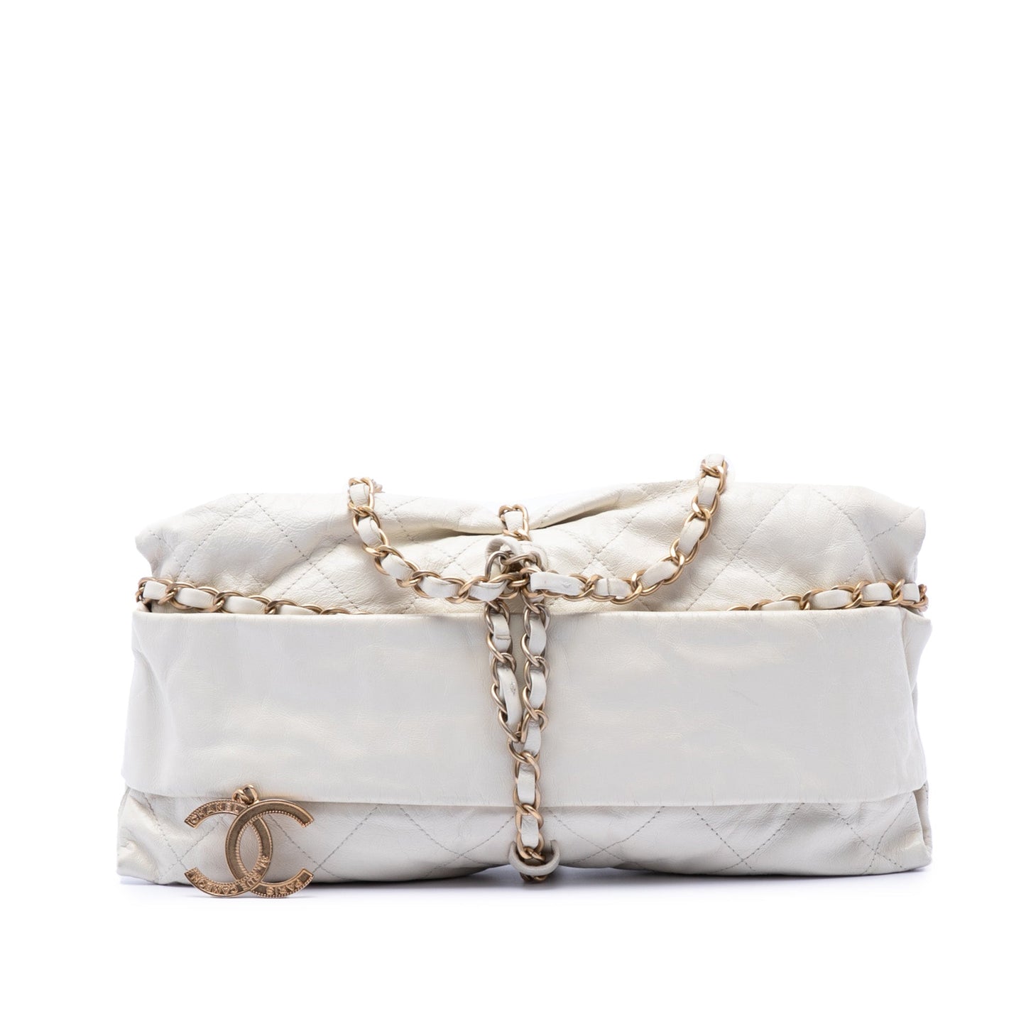 Chanel Quilted Calfskin Midnight Swim Baluchon Bag