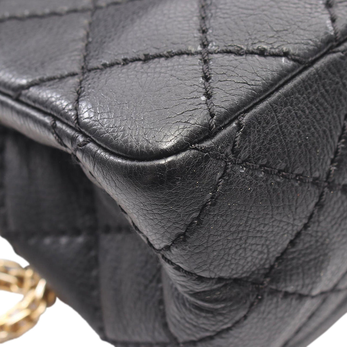 Chanel Quilted Aged Calfskin Reissue 2.55 Double Flap 226 — Black