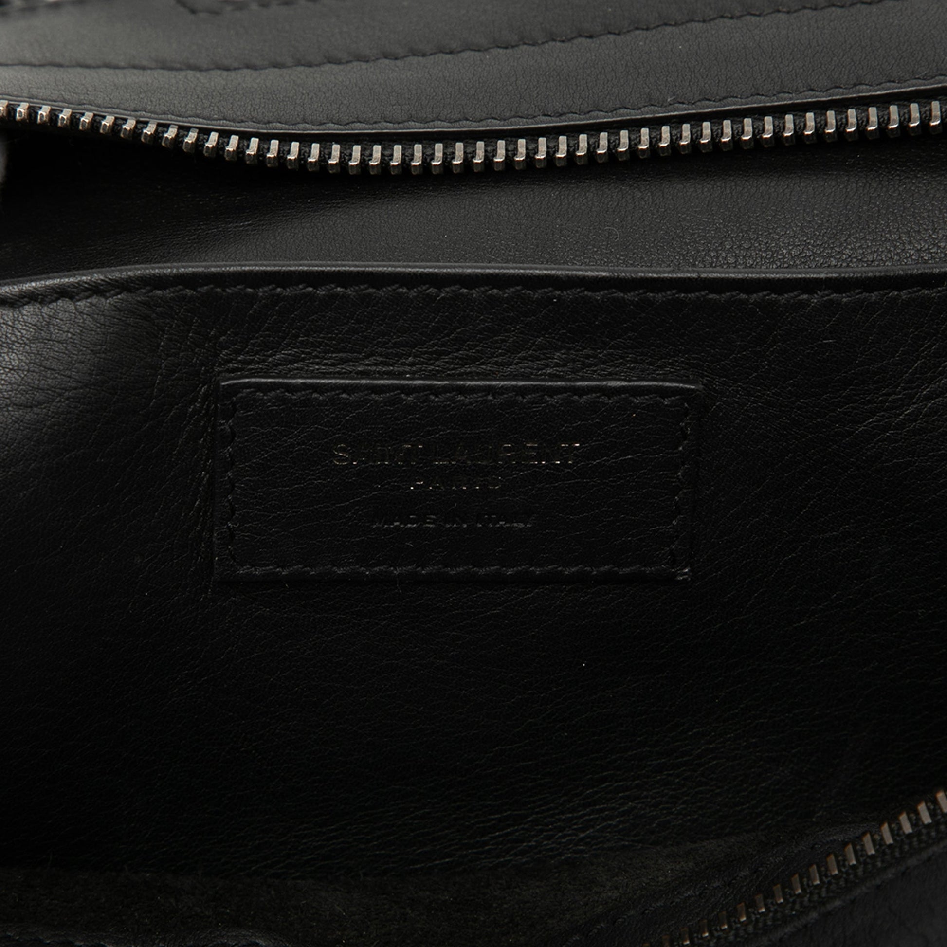 Saint Laurent Baby Studded Leather Monogram Downtown Cabas Satchel