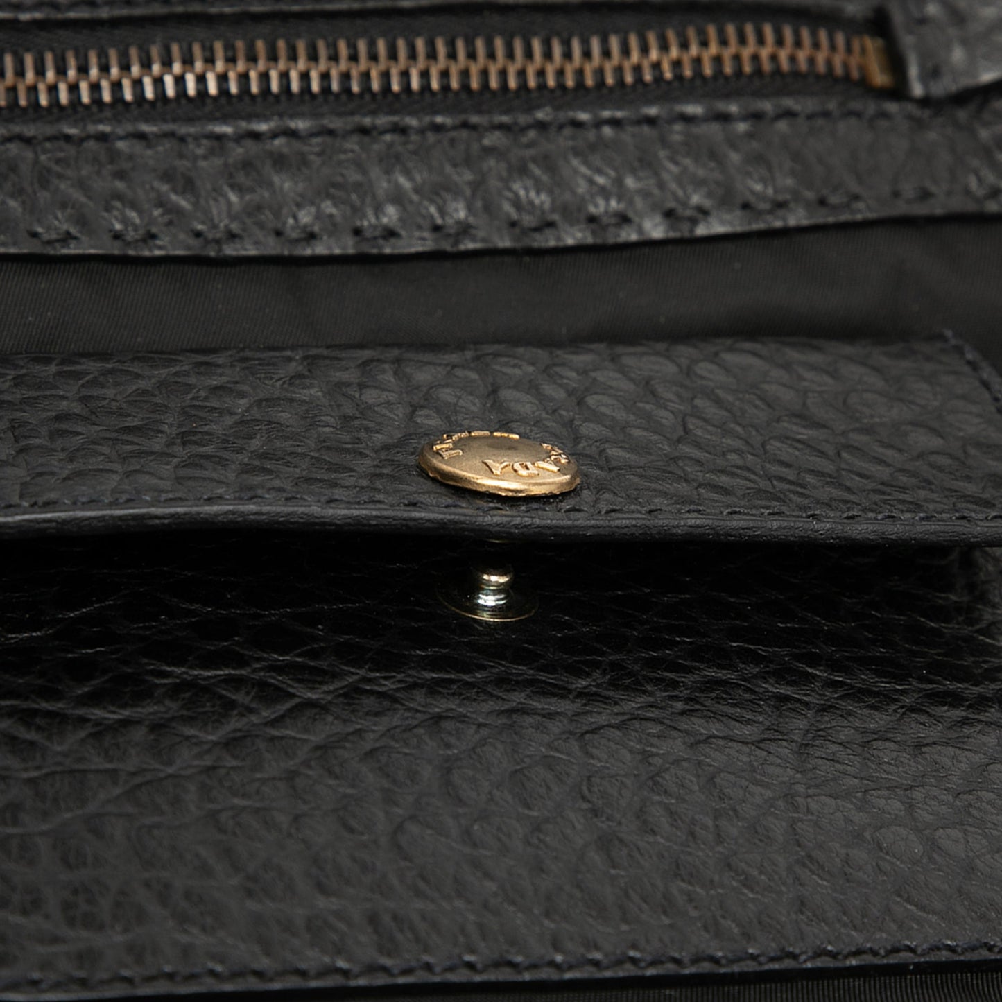 Prada Vitello Daino Trimmed Tessuto Shoulder Bag
