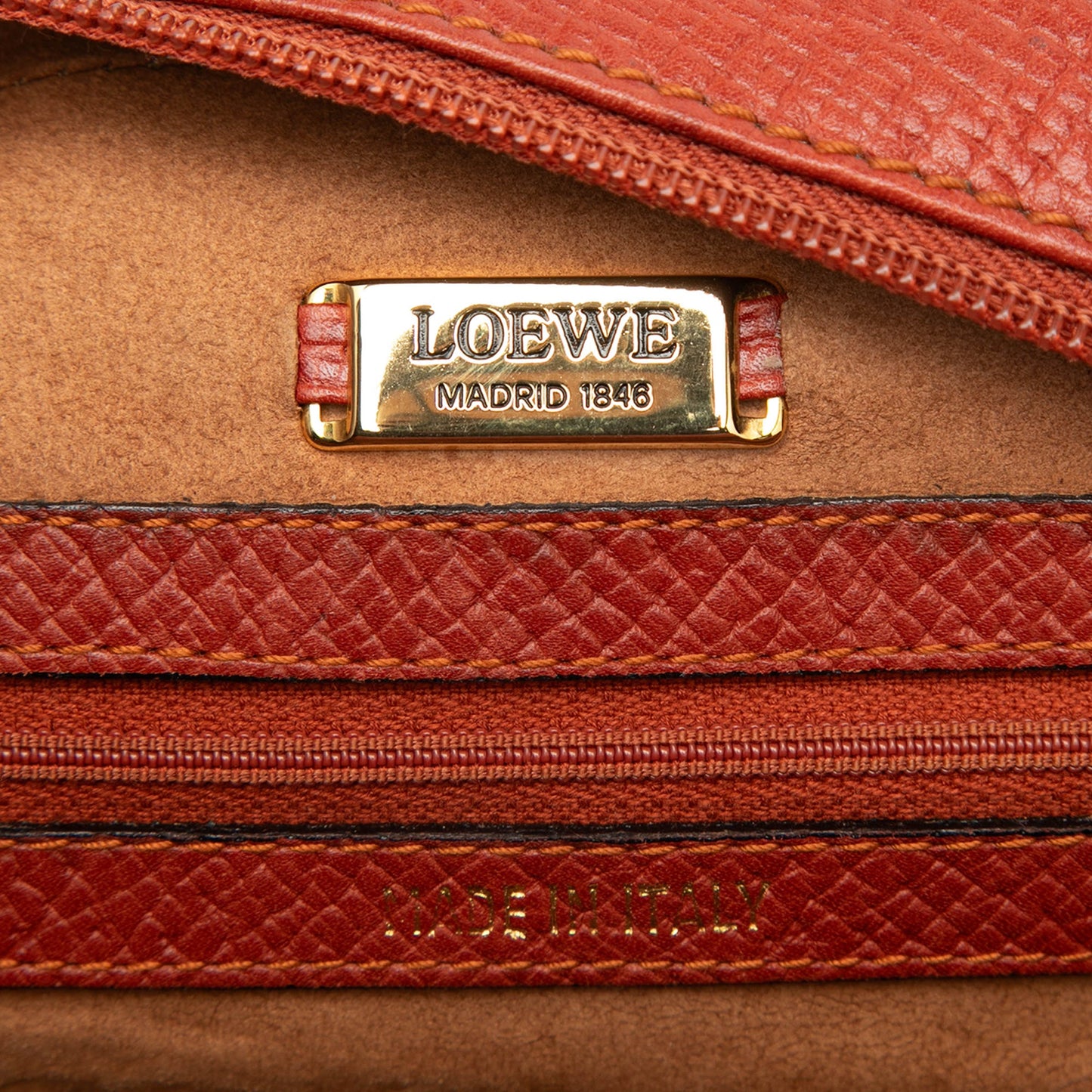 Grained Calfskin Handbag